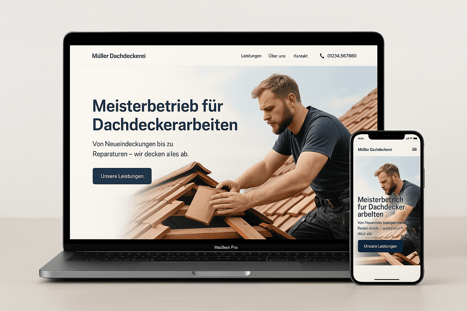 KI-Automatisierung & digitale Prozesse für Handwerksbetriebe in Bad Tölz-Wolfratshausen – Illustration/Beispiel